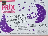 Mängden socker i Croissants Party