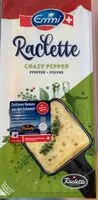 Mängden socker i Raclettekäse Crazy Pepper