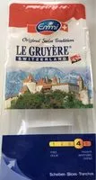 Mängden socker i Gruyere en tranches