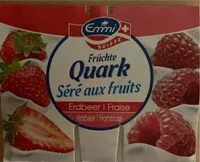 Mängden socker i Quark Früchte Erdbeer Himbeer 8x125
