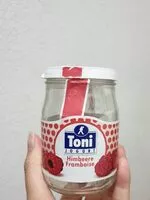 Mängden socker i Toni jogurt framboise