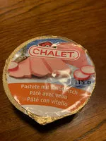 Mängden socker i Pâté de veau