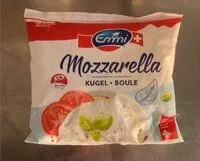 Mängden socker i Mozzarella Kugel 1/4 Fett