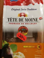 Mängden socker i tete de moine