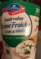 Mängden socker i Crème fraîche, crème acidulée