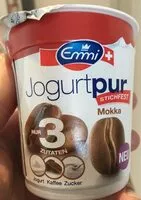 Mängden socker i yogourt Pur Mokka