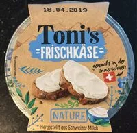 Mängden socker i Toni's Fromage Frais Nature