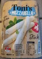 Mängden socker i Toni's mozzarella sticks
