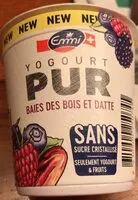 Mängden socker i Yogourt pur baies des bois et datte