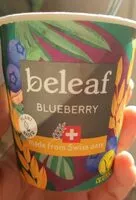 Mängden socker i Beleaf blueberry yogourt