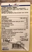 Mängden socker i Luzerner Rahmkäse