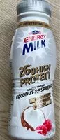 Mängden socker i Energy Milk coconut-raspberry