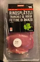 Mängden socker i Tranches de boeuf