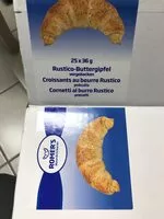 Mängden socker i Rustico-Buttergipfel 36g