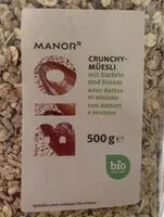 Mängden socker i Müsli croquant spécial