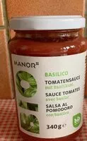 Mängden socker i Sauce tomates avec basilic