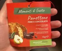 Mängden socker i Panettone poires confites et pepites de chocolat