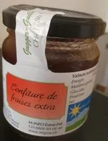 Mängden socker i Confiture de fraise extra