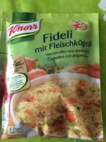 Mängden socker i Sup Fideli