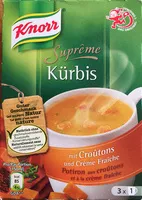 Mängden socker i Suprême Potiron aux croûtons