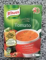 Mängden socker i Quick Soup Suprême Tomato aux Courgettes et au Parmesan