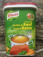 Mängden socker i Rindsbouillon granulat
