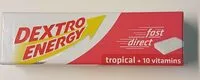 Mängden socker i Dextro energy tropical
