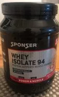 Mängden socker i Whey isolate 94