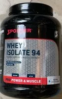 Mängden socker i Whey isolate 94