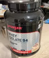 Mängden socker i Whey isolate 94