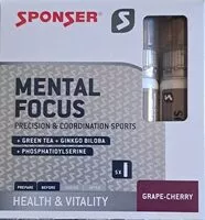 Mängden socker i Mental focus