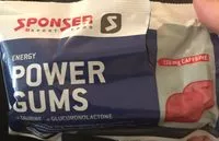 Mängden socker i Energy Power Gums