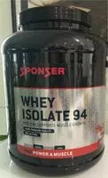 Mängden socker i Whey isolate 94