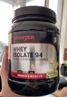 Mängden socker i Whey Isolate 94
