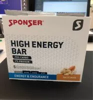 Mängden socker i High energy bar