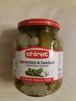 Mängden socker i Chirat Cornichons Oignons
