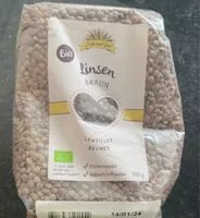 Mängden socker i Linsen braun