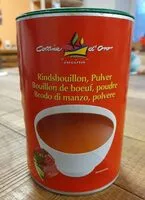 Mängden socker i Bouillon de bœuf, poudre