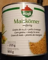 Mängden socker i Maiskörner