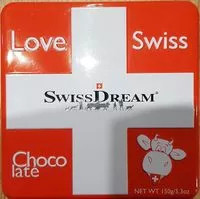 Mängden socker i Love Swiss Chocolate Swiss Dream 150 GR