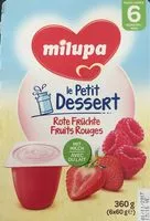 Mängden socker i Le Petit Dessert Fruits Rouges