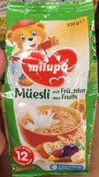 Mängden socker i Müesli aux Fuits