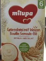 Mängden socker i Bouille semoule-blé