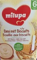 Mängden socker i Bouillie aux biscuits