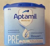 Mängden socker i Lait en poudre PRE Pronutra