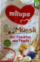 Mängden socker i Milupa Baby Müesli