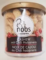 Mängden socker i Noix de cajou au Chili habanero