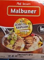 Mängden socker i Escalope de chevreuil en sauce à la crème