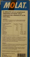 Mängden socker i MOLAT Complément alimentaire