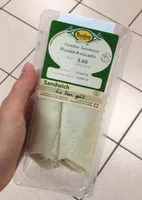 Mängden socker i Tortillas Sandwich poulet-avocado